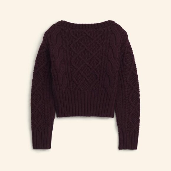 NWT ZARA 100% WOOL KNIT SWEATER S, L  2142 - Picture 3 of 8